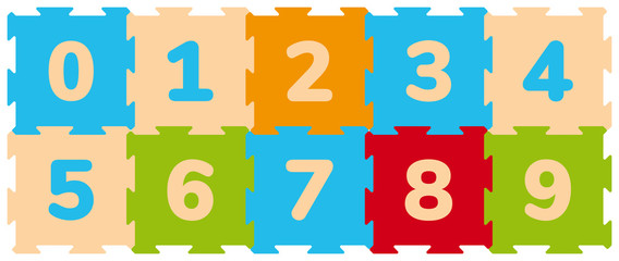 Foam Baby Kids Play Mat Number Puzzle