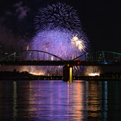 fireworks hangang river Seoul