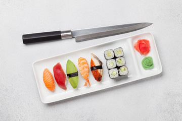 Japanese sushi set