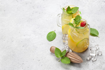 Fresh summer lemonade