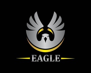Falcon Eagle Bird Logo Template vector