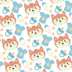 baby shower background design vector illustration