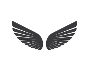Fototapeta na wymiar wing logo symbol icon vector illustration