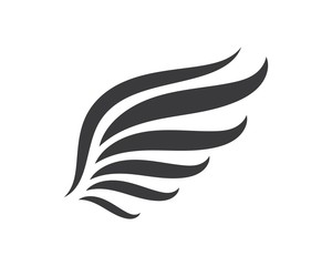 wing logo symbol icon vector illustration