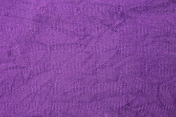 Abstract winkle purple fabric texture background, blank purple fabric pattern background