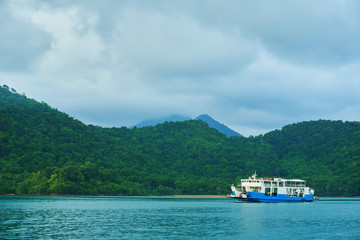 boat on the sea