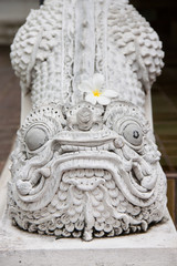 White Lion guardian statue Thailand