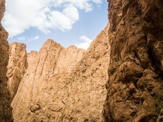 Gorges du Todra canyon in Tinghir, Morocco.