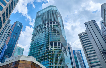 Fototapeta na wymiar modern buildings in Singapore