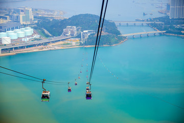 Obraz premium Cable car in Hong Kong