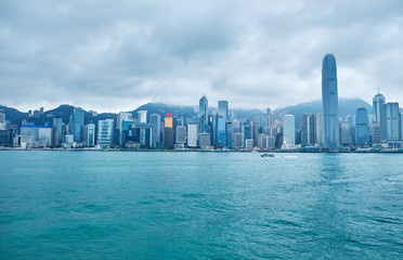Obraz premium Panoramę Hongkongu