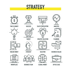 Strategy Icon Set