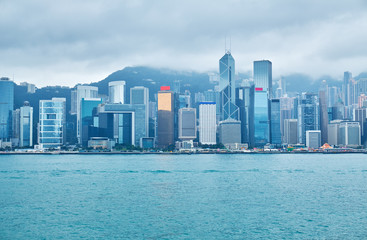 Fototapeta premium Hong Kong skyline