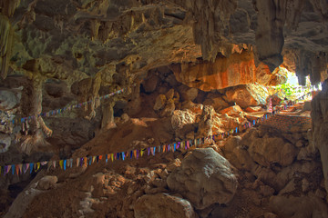 Inner View of Tham Pha Inh Cave, Thakhek, Khammouane, Laos
