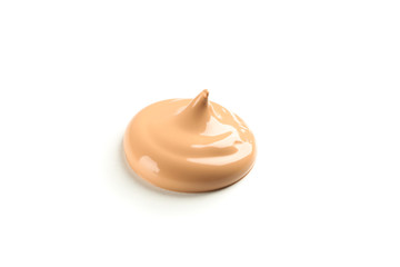 Cosmetic makeup cream isolated on white background