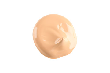Cosmetic makeup cream isolated on white background