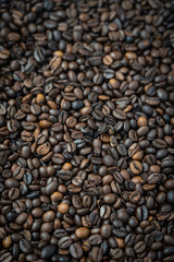 Coffee bean texture.