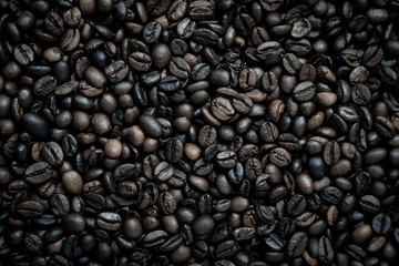 Coffee bean texture.