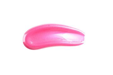 Lip gloss isolated on white background. Makeup products