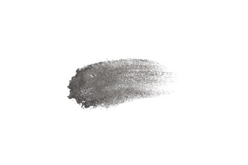 Eyeshadow stroke isolated on white background. Makeup products