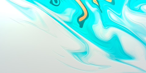 Abstract stains background. Liquid dynamic gradient waves. Fluid marble texture. 3d rendering