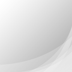 Gray line wave concept abstract vector subtle background