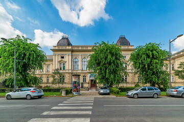 Novi Sad, Vojvodina, Serbia - June 19, 2019: Building of Museum of Vojvodina at the center of the City of Novi Sad, Vojvodina, Serbia