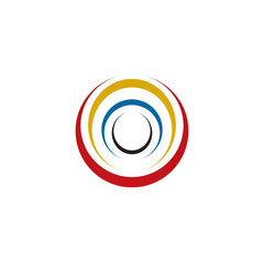 Circle logo design inspiration vector template