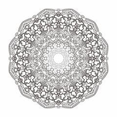 Pattern Mandala Theme Vector T-Shirt, Ornament Mandala Theme Shirt