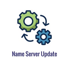 Website Update Icon - with arrows thin line - outline imagery