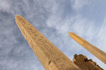 Obelisk in Karnak Temple, Luxor, Egypt