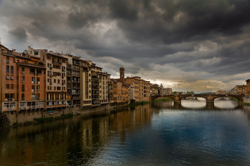 Fototapeta na wymiar View on Ponte Vecchio