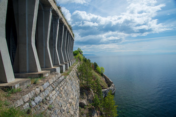 Circum-Baikal railway. Nature of Baikal. Travel on Baikal. Iron road. Around Baikal. Paravoz. Around Baikal on paravoze