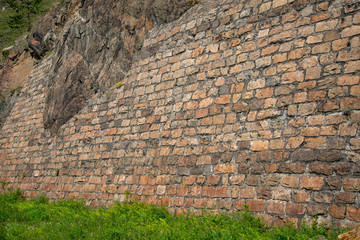 Baikal marble. Baikal stones. The texture of the stone. The texture of marble. The stone walls. The mountain cliffs.