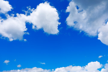 Naklejka na ściany i meble Cloud and blue sky for nature background