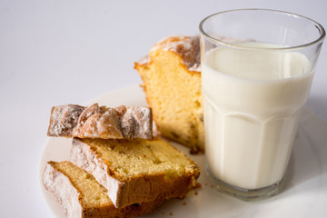 milk and juicy cupcake sweet