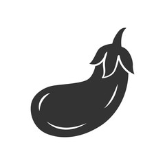 Eggplant glyph icon