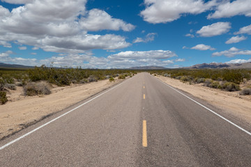 Straight Road in front of you, Mojave National Park