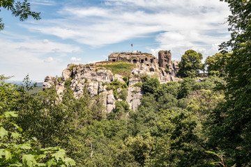 Fototapeta na wymiar Festung Regenstein im Harz