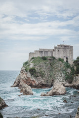 Fototapeta na wymiar Blick auf Festung von Dubrovnik