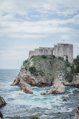 Blick auf Festung von Dubrovnik
