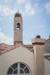 Kirchturm in Dubrovnik in Kroatien Urlaub Impressionen