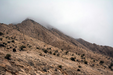 mountains in the fog, Iran