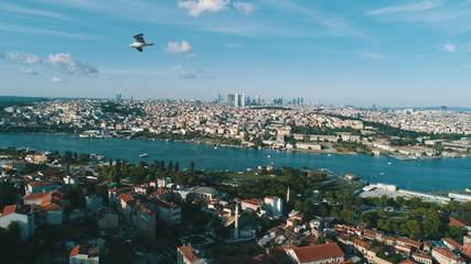 Aerial view of Istanbul
