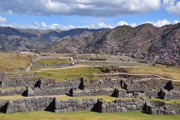 Fototapeta na wymiar Scenery in Sacsayhuaman