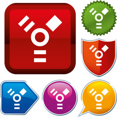 Set shiny icon series on buttons. Firewire.