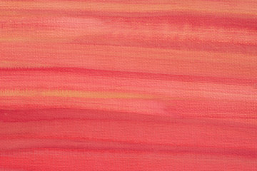 red background texture painted on artistic canvas