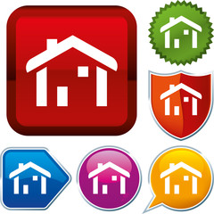 Set shiny icon series on buttons. Home.