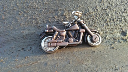 motorcycle on the road