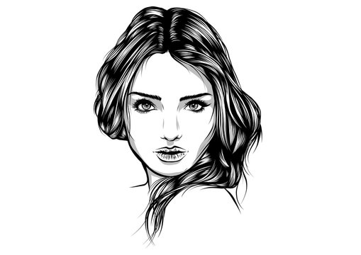 How to Draw a Female Face Step by Step Tutorial  EasyDrawingTips